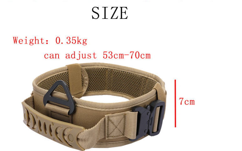 Quick Release Metal Buckle -Outdoor Dog Walking Collar