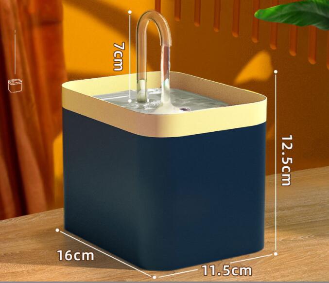 Cat Water Fountain Auto Filter USB Electric Mute Cat Drinker Bowl 1.5L Recirculate Filtring Drinker for Cats - PetsDzign