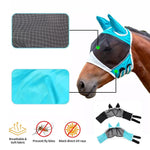 Horse Fly Mask,Extra Comfort Grip Soft Mesh Horse Fly Mask With Ears