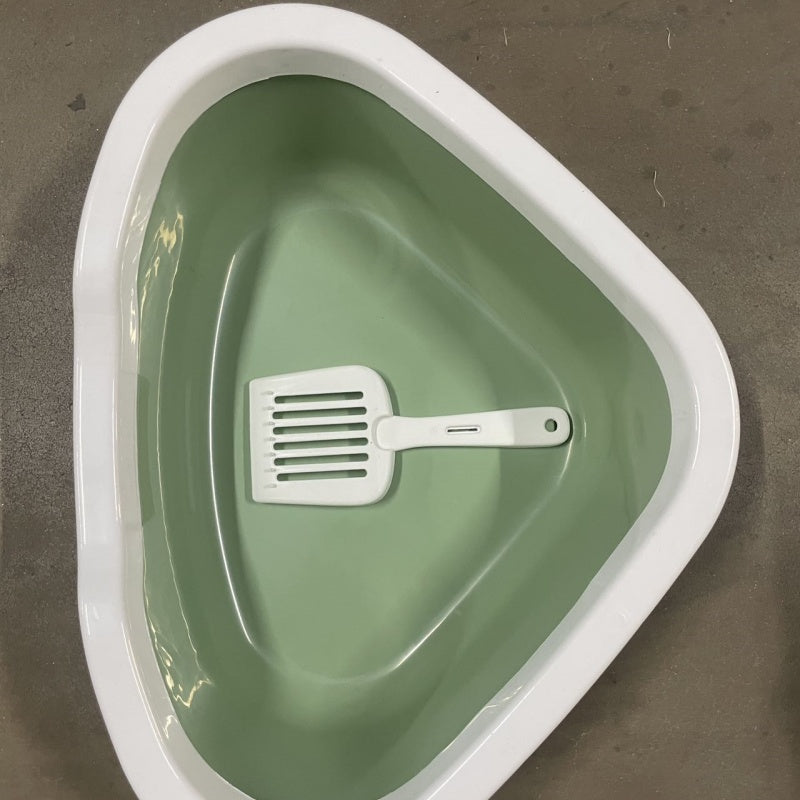 Cat Litter Box With Shovel-no mess-semi enclosed