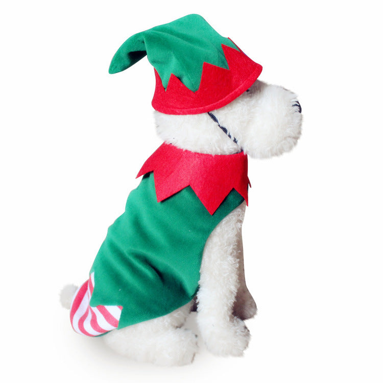 Santa Claus Dog Clothes Halloween Pet Clothes Pumpkin Dresses Wizarding Clothes