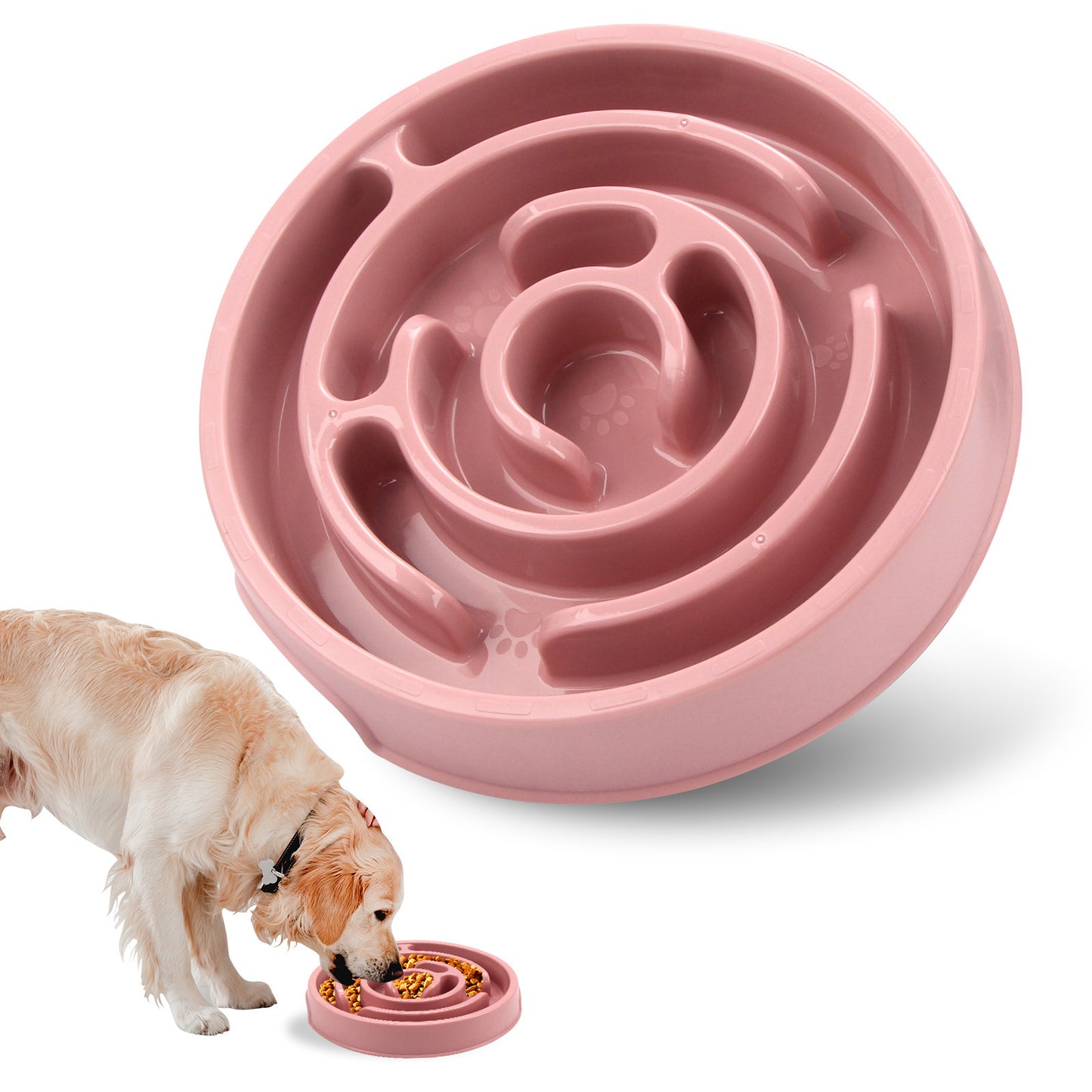 Slow Feeder Dog Bowls- Silicone Dog Puzzle Feeder Bowl