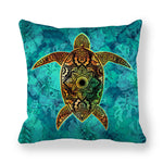 Turtle cushion cover - Different animal decor design.