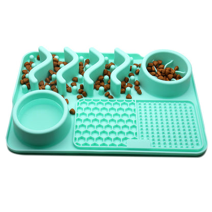 Dog Silicone Licking Pad - Multifunctional Food Bowl Pets Supplies