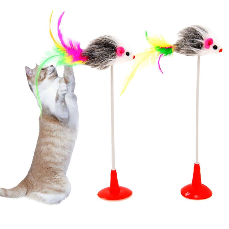 Cat toy. Rat on stilts