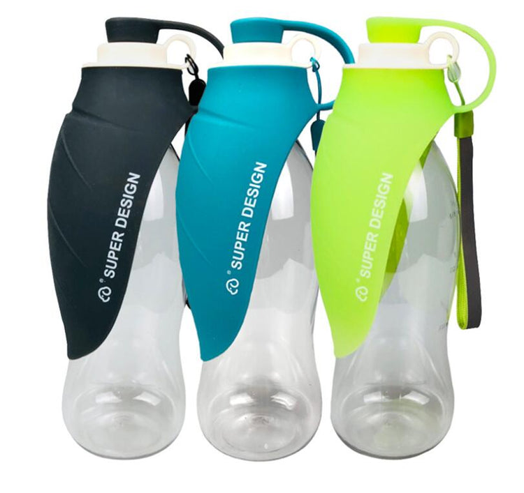 Pet Portable Drinking Cup For Dogs & Water Bottle. Portable outdoor bottle.