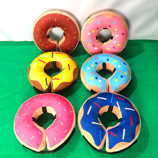 Colorful inflatable donut surgery cones
