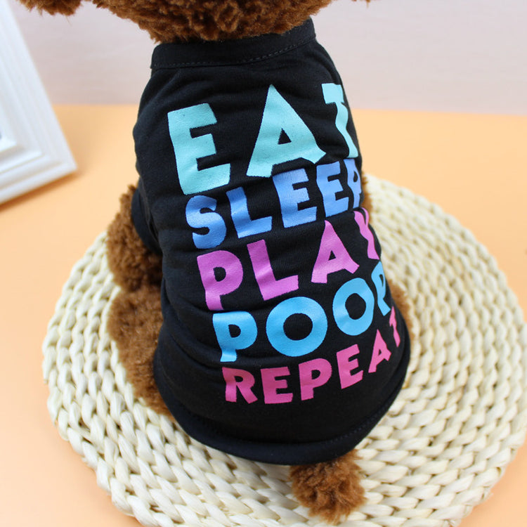 Clothes for pets-Cute Pet Clothes-Casual and outdoor wear- for small dogs-Leisure sweater.