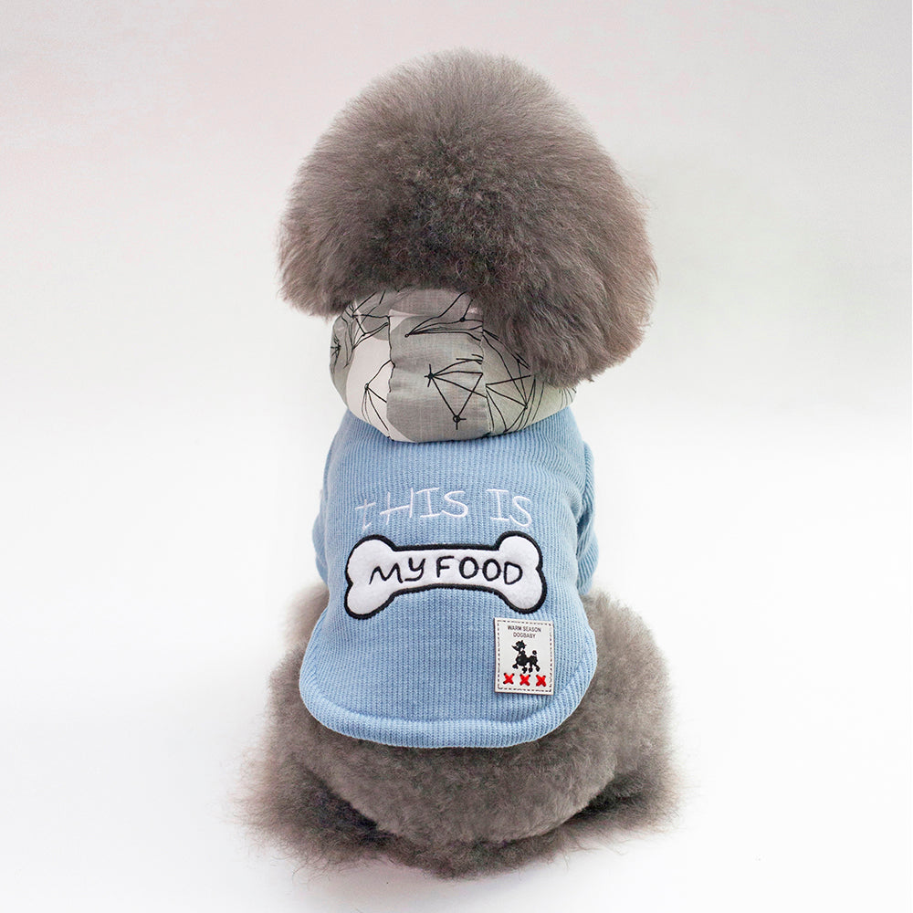 Thickened Warm Hooded Padded Clothes For Pets- Comes in 2 colours