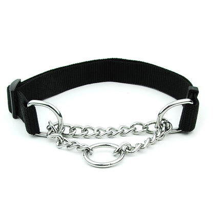 Martingale Nylon Collar-Cargo Pet Chain Collar