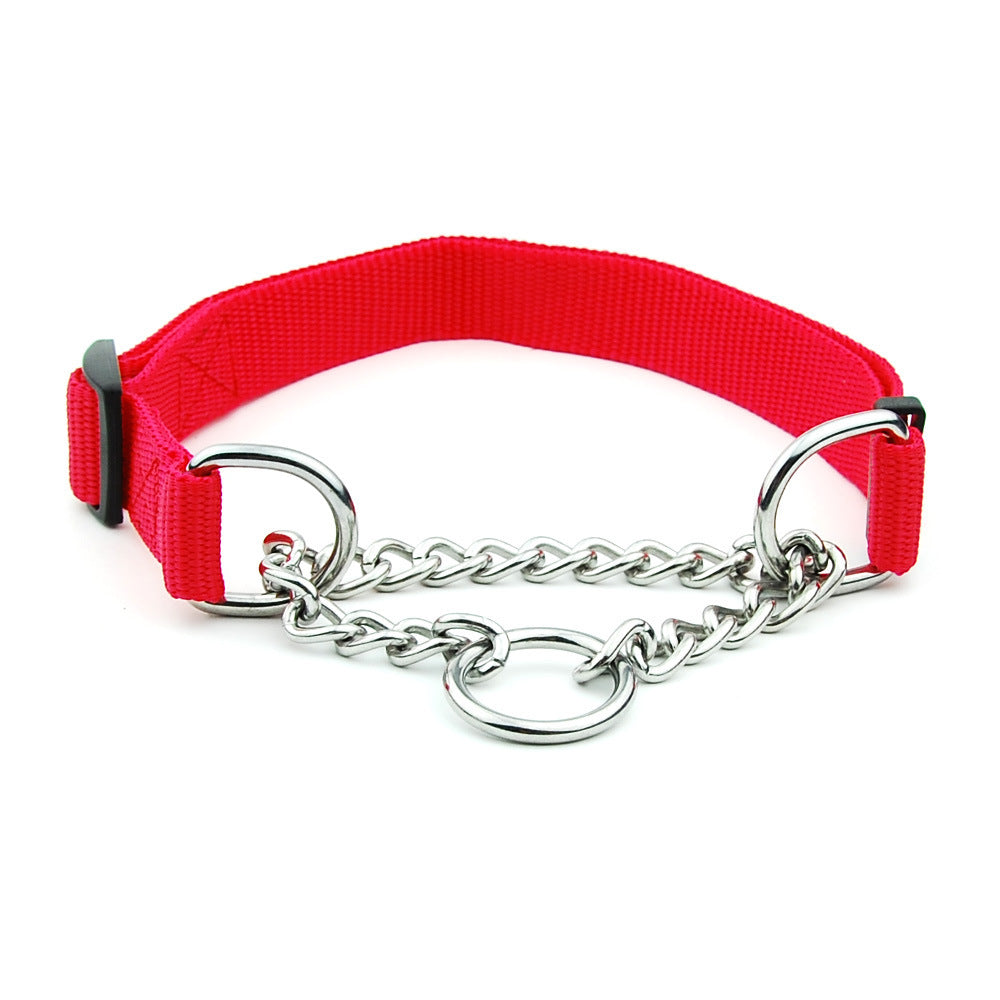 Martingale Nylon Collar-Cargo Pet Chain Collar