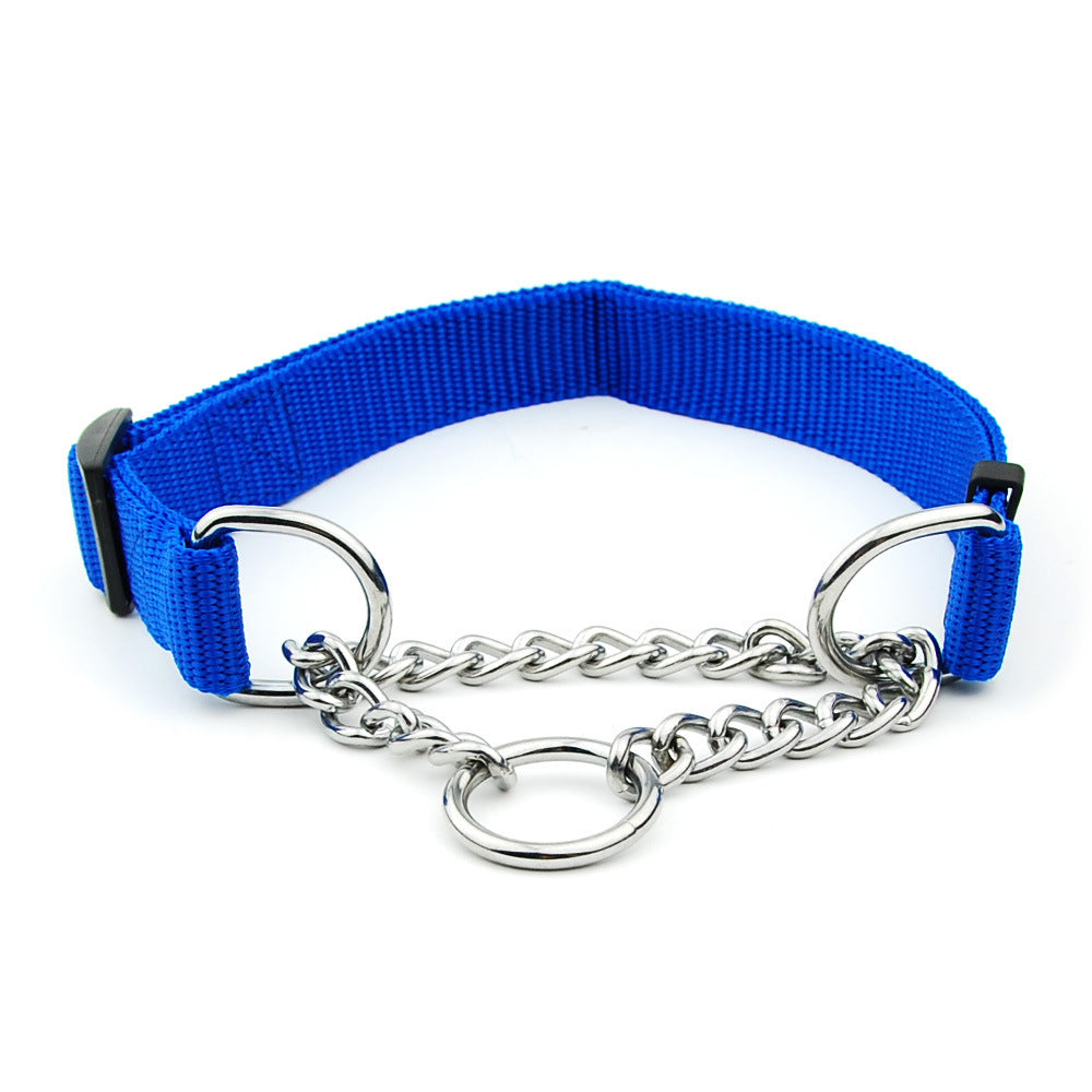 Martingale Nylon Collar-Cargo Pet Chain Collar