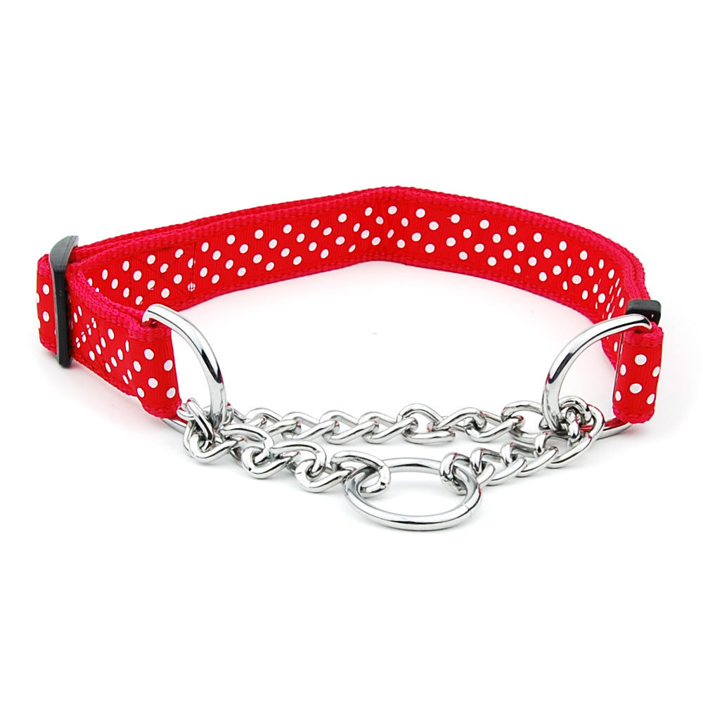 Martingale Nylon Collar-Cargo Pet Chain Collar