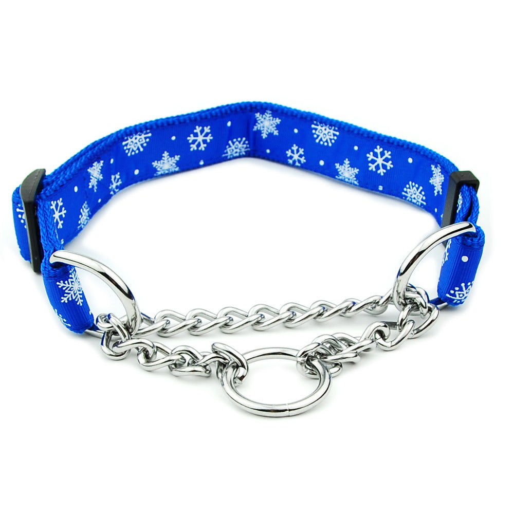 Martingale Nylon Collar-Cargo Pet Chain Collar