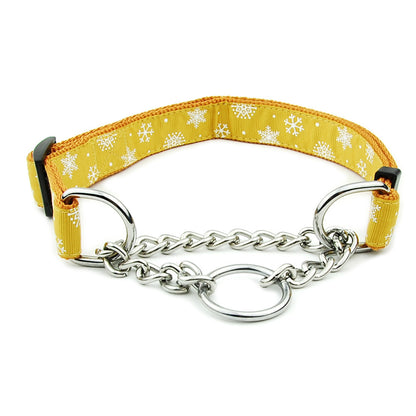 Martingale Nylon Collar-Cargo Pet Chain Collar