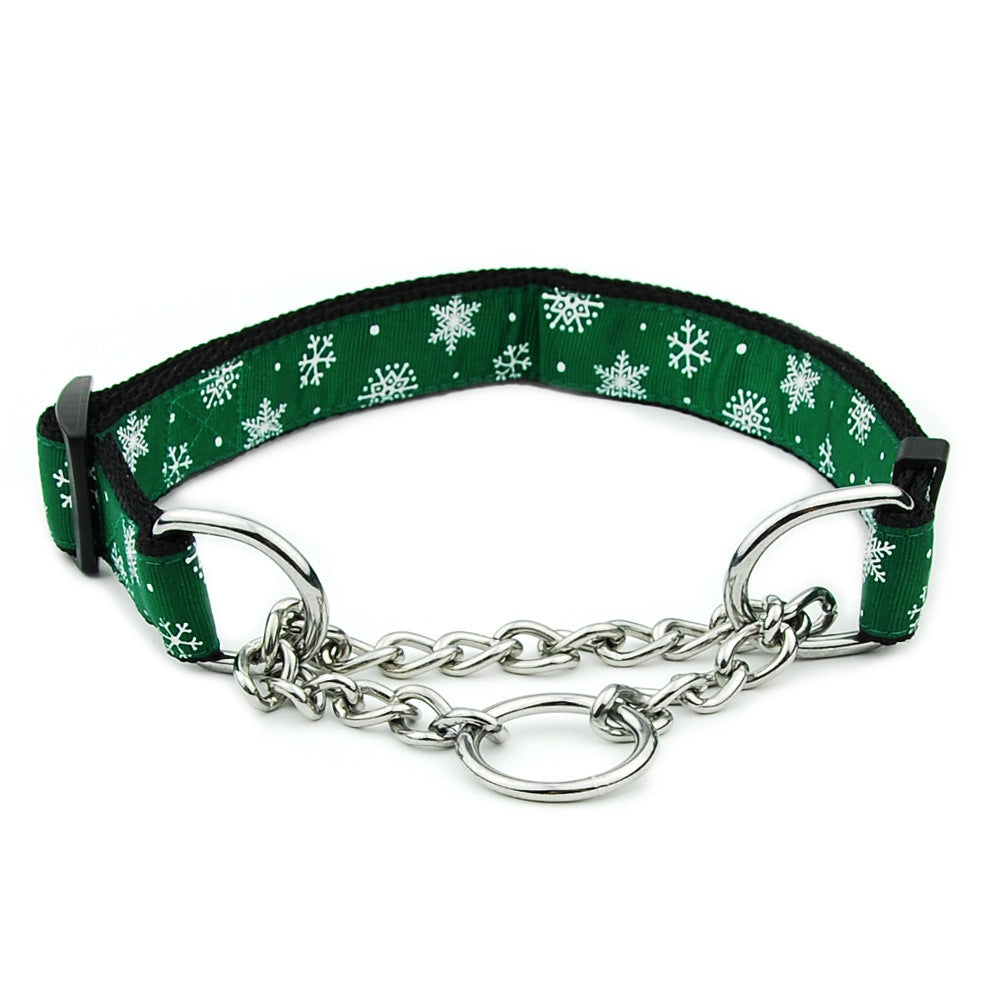 Martingale Nylon Collar-Cargo Pet Chain Collar