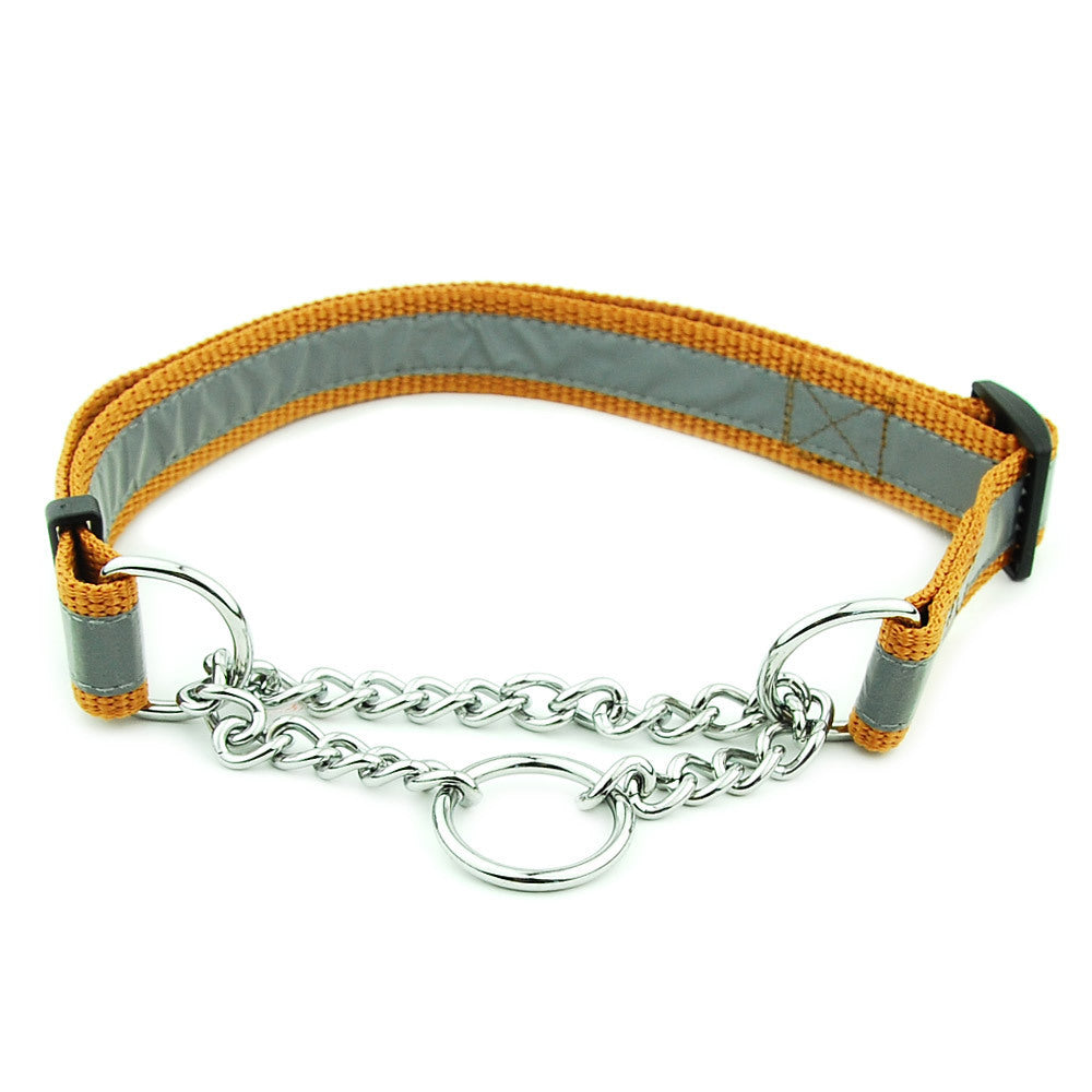 Martingale Nylon Collar-Cargo Pet Chain Collar