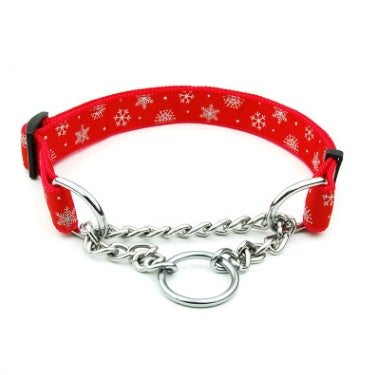 Martingale Nylon Collar-Cargo Pet Chain Collar