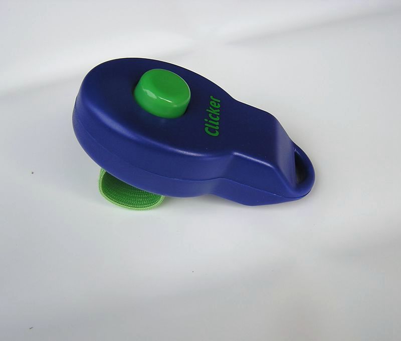 Ring Clicker -Pet Dog Training Clicker -Puppy Clicker with Elastic Finger Strap.