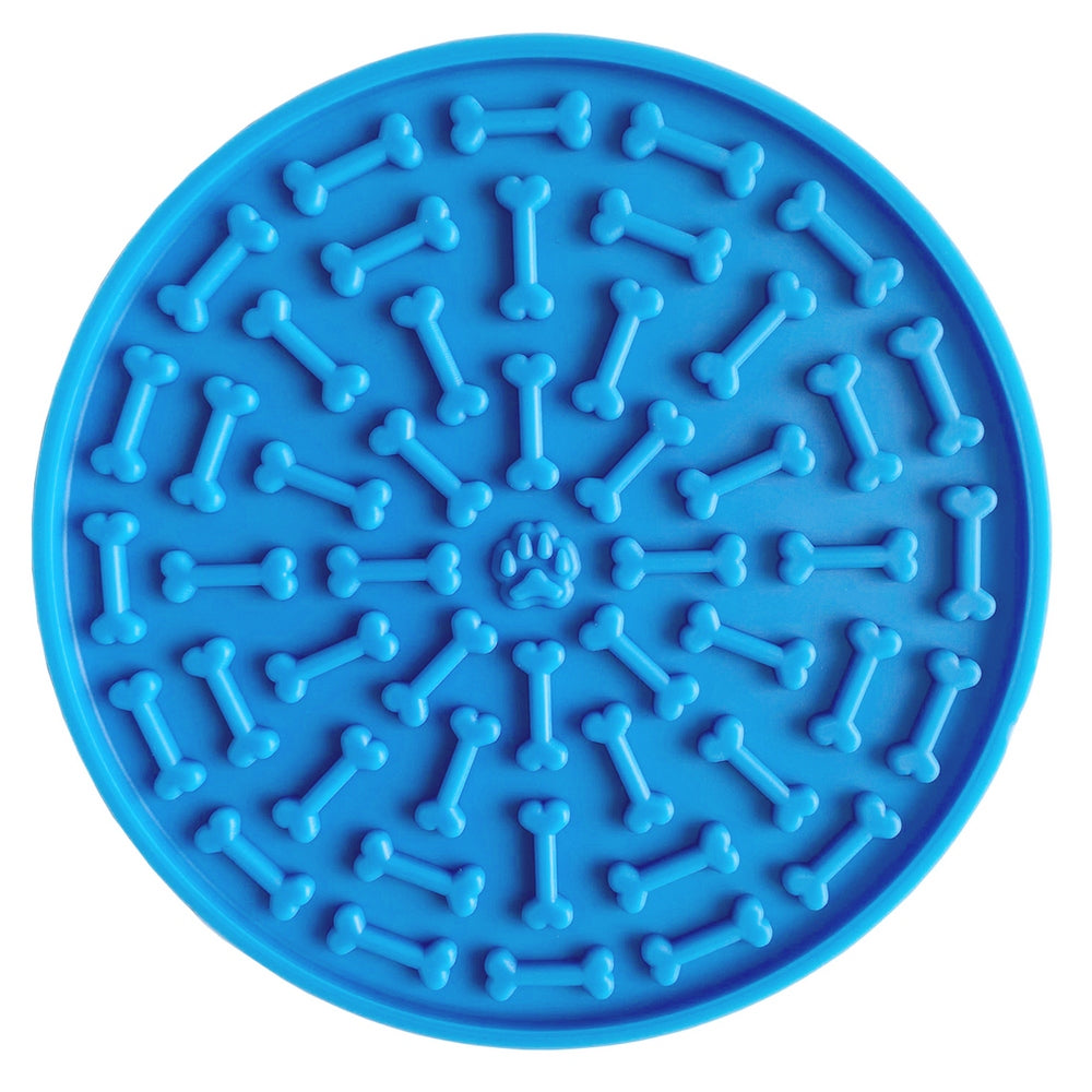 Pet Supplies Suction Cup Licking Mat -Pet Table Mat Silicone Slow Food Mat- Slow Food Mat Dog Licking Plate Mat Dog Licking