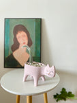 Handmade Ceramic Cat Succulent Flower Pot