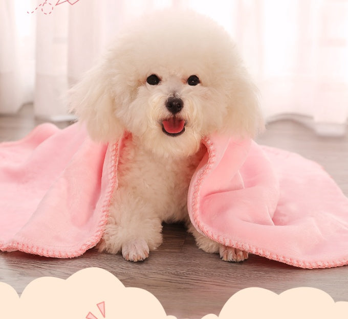 Pet Blankets For Dogs To Sleep On- Fabric soft and padded.