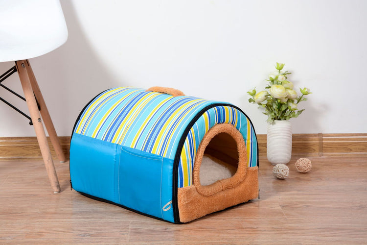 Pet house with washable removable soft cushion - Suitable for dogs,