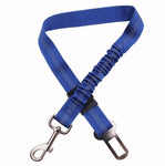 Adjustable Dog Seat Belt -Dog Car Seatbelt- Harness Leads- Elastic Reflective Safety Rope