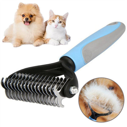 Grooming Brush For Pet Dog- Cat Deshedding Hair Removal Tool