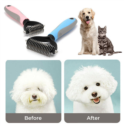 Grooming Brush For Pet Dog- Cat Deshedding Hair Removal Tool