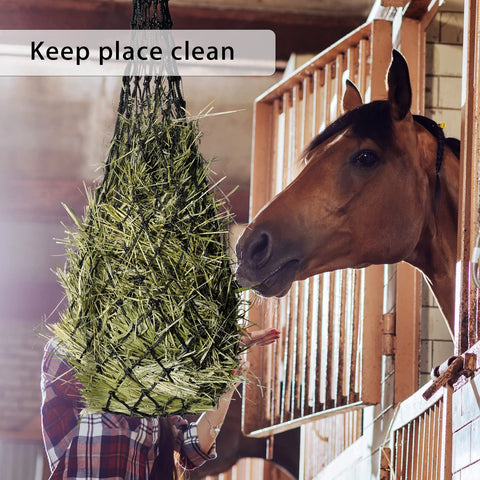 Portable Hay Feeder For Horses With Small Aperture