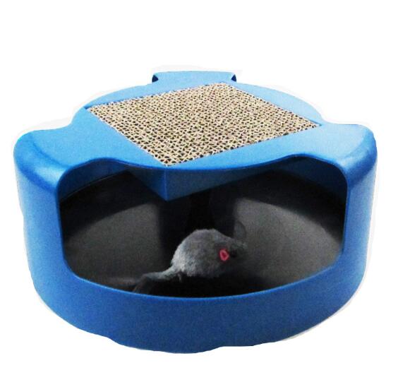 Brinquedo interativo para gatos automáticos para animais de estimação. Funciona sem baterias.