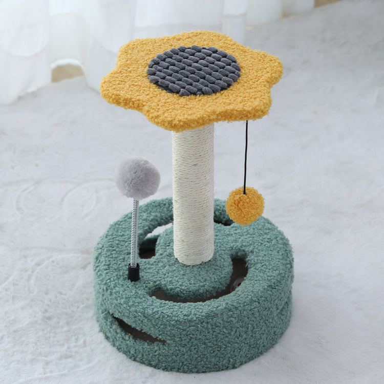 Funny Cat Toy Cat Scratching Board Cat Tree Multifunctional Cat Scratching Column Kitten Toy Pet Supplies