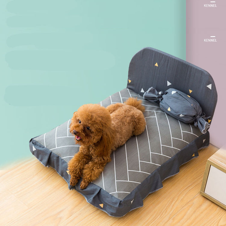 Cama para animais de estimação - Acessórios para casinha de cachorro - Pano de alta qualidade.