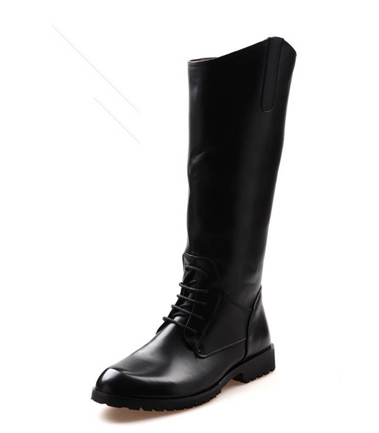 Horse Riding Boots For Women Men Waterproof Leather Long Boots Black Brown Knee High Boots