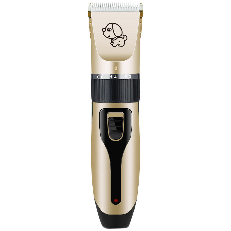 Dog Hair Clipper - Com bateria de íon de lítio recarregável e quatro cabeças de pente diferentes.