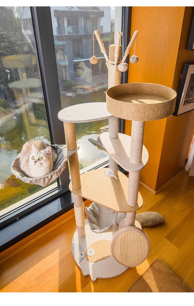 Cat Climbing Frame -Large Integrated Shelf Cat Tree