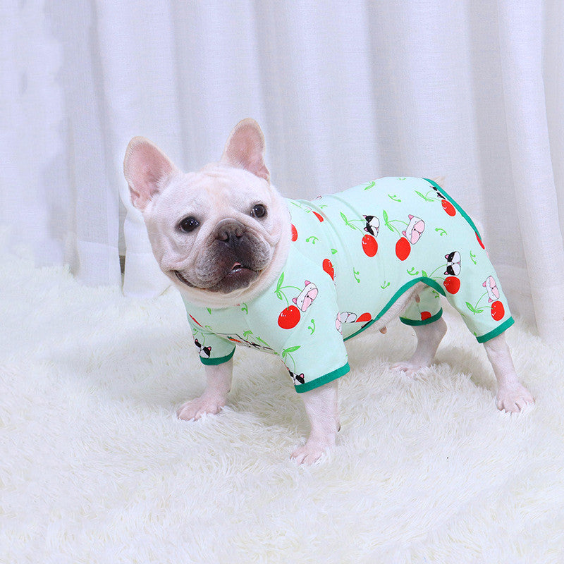 Pet Pyjamas-Animal Print Pet Clothes