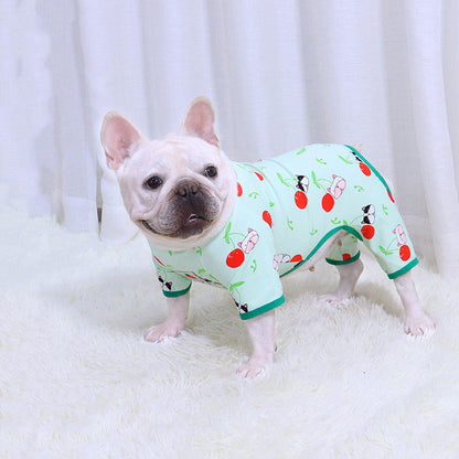 Pet Pyjamas-Animal Print Pet Clothes