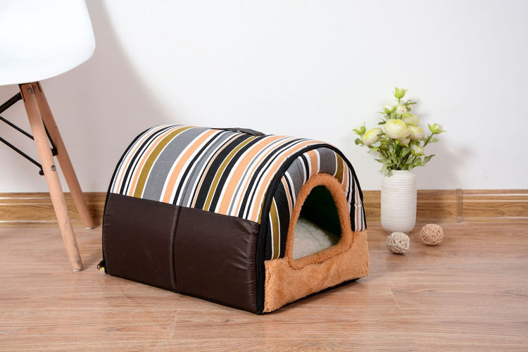 Pet house with washable removable soft cushion - Suitable for dogs,