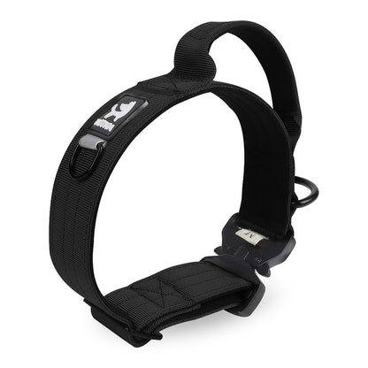 Duomm-Pet Collar Adjustable Medium Large Dog Training Tactical Collar