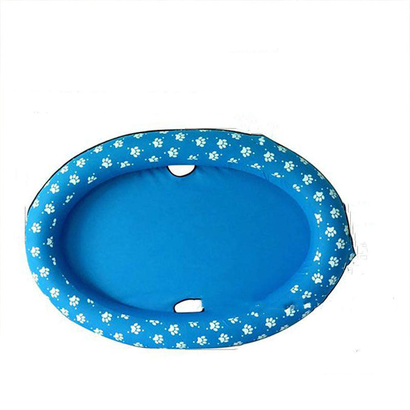 Dog Swimming Pool Inflatable floating Bed -Spring Summer- Swimming Ring.