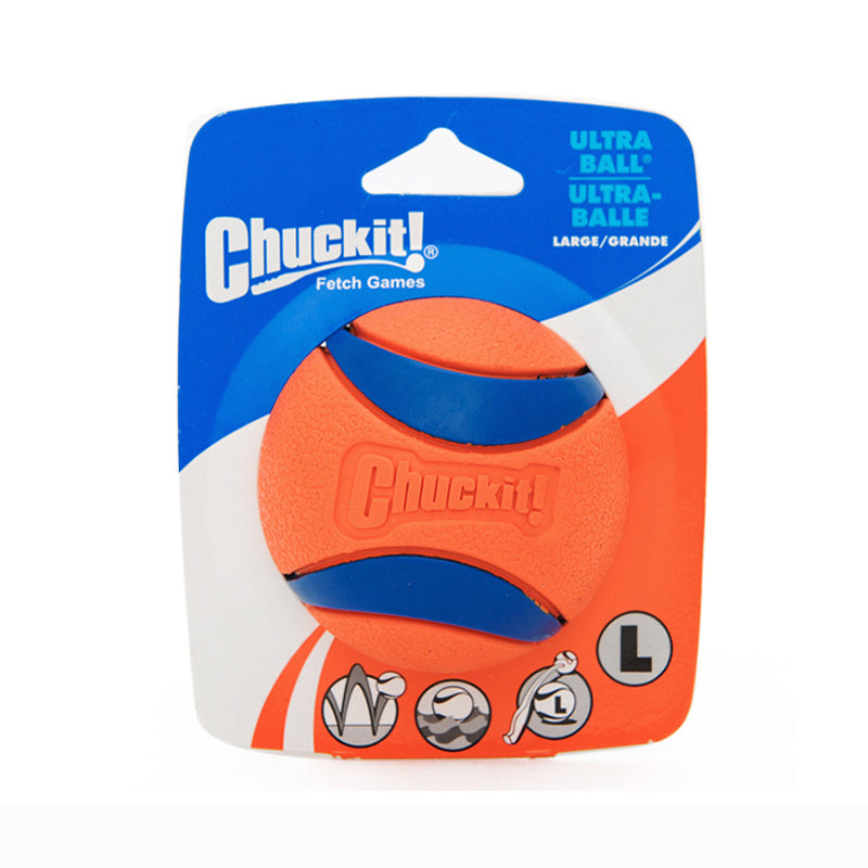 Chuckit -Bite Resistant - Combination ball for Dogs- Compatible with launcher