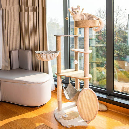 Cat Climbing Frame -Large Integrated Shelf Cat Tree