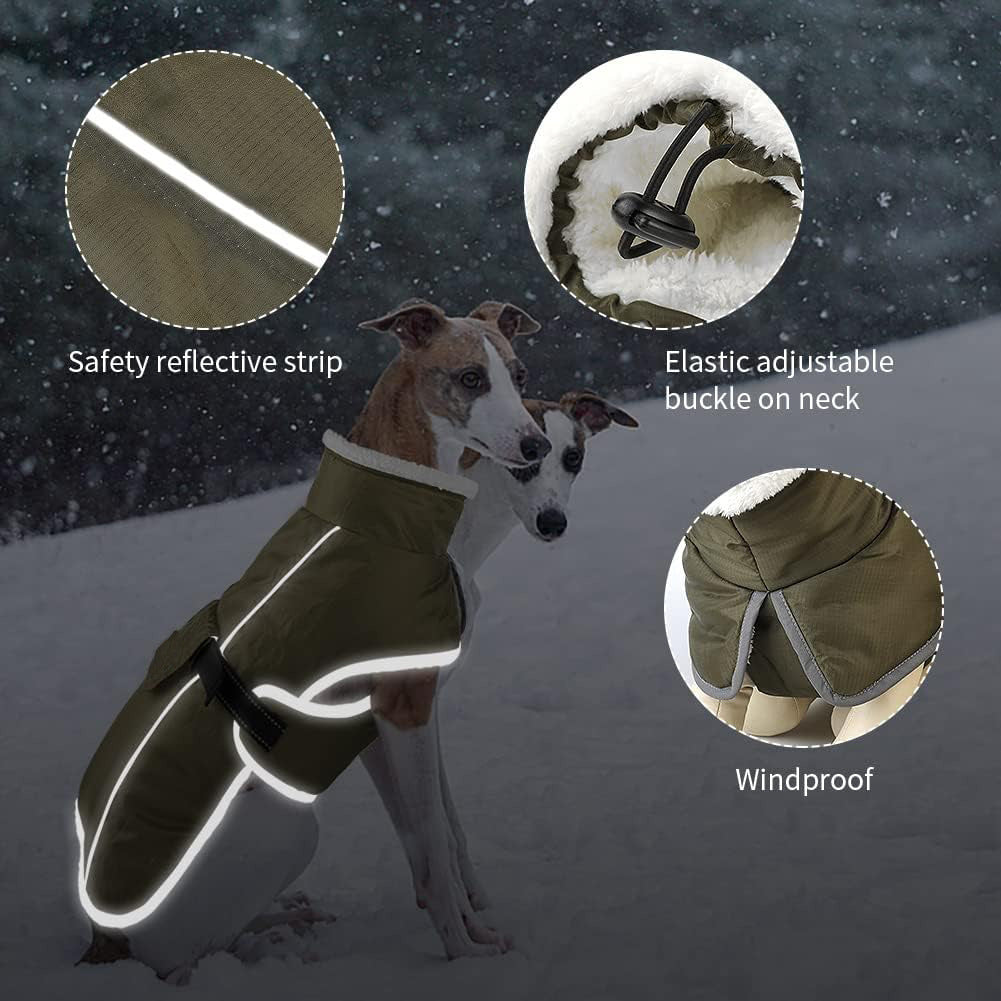 Pet Autumn And Winter Clothes- Thick Warm Waterproof- Cold-proof Cotton Coat- Pet Clothing Dog Clothes