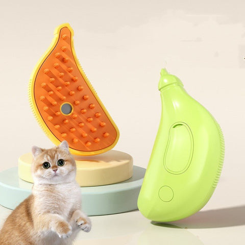 3 In 1 Pet Steam Brush Cat Dog Cleaning Steamy Spray Massage Beauty Comb Hair Removal Grooming Supplies Pets Accessories - PetsDzign