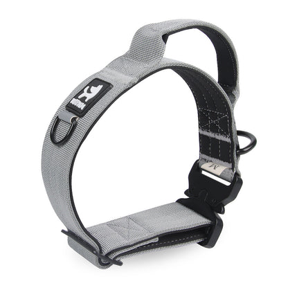 Duomm-Pet Collar Adjustable Medium Large Dog Training Tactical Collar