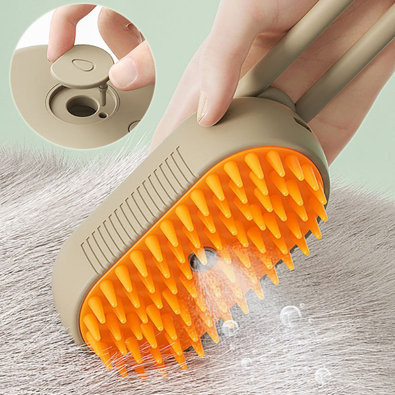 Cat Steam Brush Steamy Dog Brush -3 In 1 Electric Spray -Cat Hair Brushes For Massage Pet Grooming Comb Hair Removal Combs Pet Products