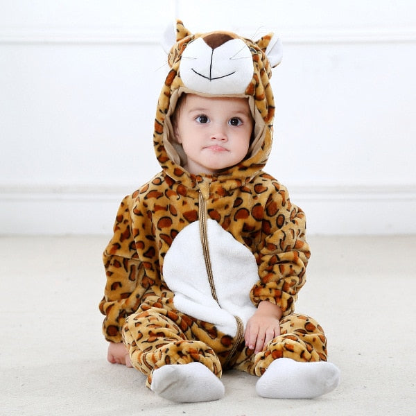 Macacão de bebê inverno kigurumi leão traje para meninas meninos da criança animal macacão infantil roupas pijamas crianças macacão ropa bebes