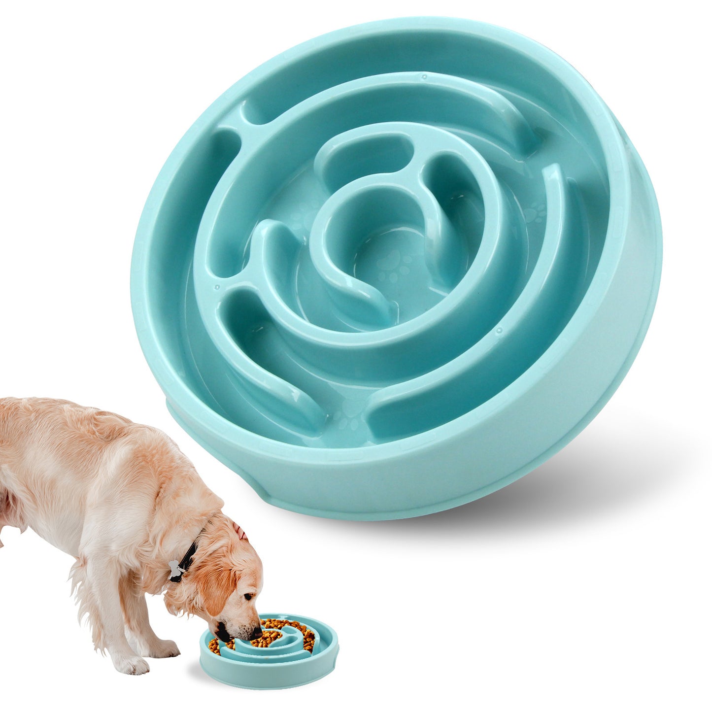 Slow Feeder Dog Bowls- Silicone Dog Puzzle Feeder Bowl